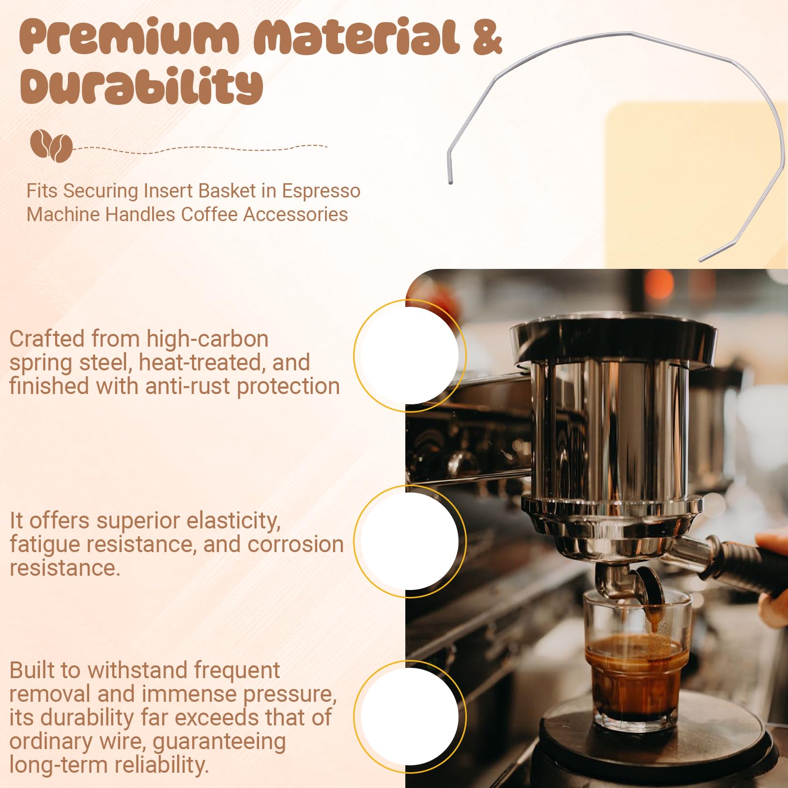 Amazon.co.jp: La Marzocco Portafilter Spring L113-3PCS 交換用